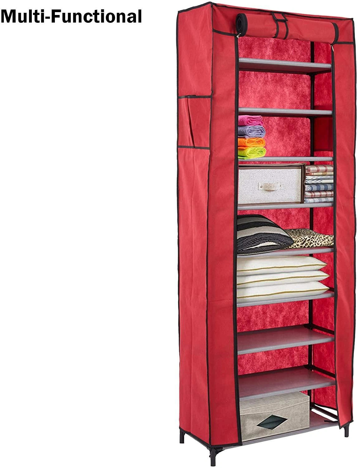 Stylish 10-Tier Shoe Rack - Dustproof & Perfectly Organized Storage Solution!